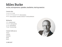 Tablet Screenshot of milesburke.com.au